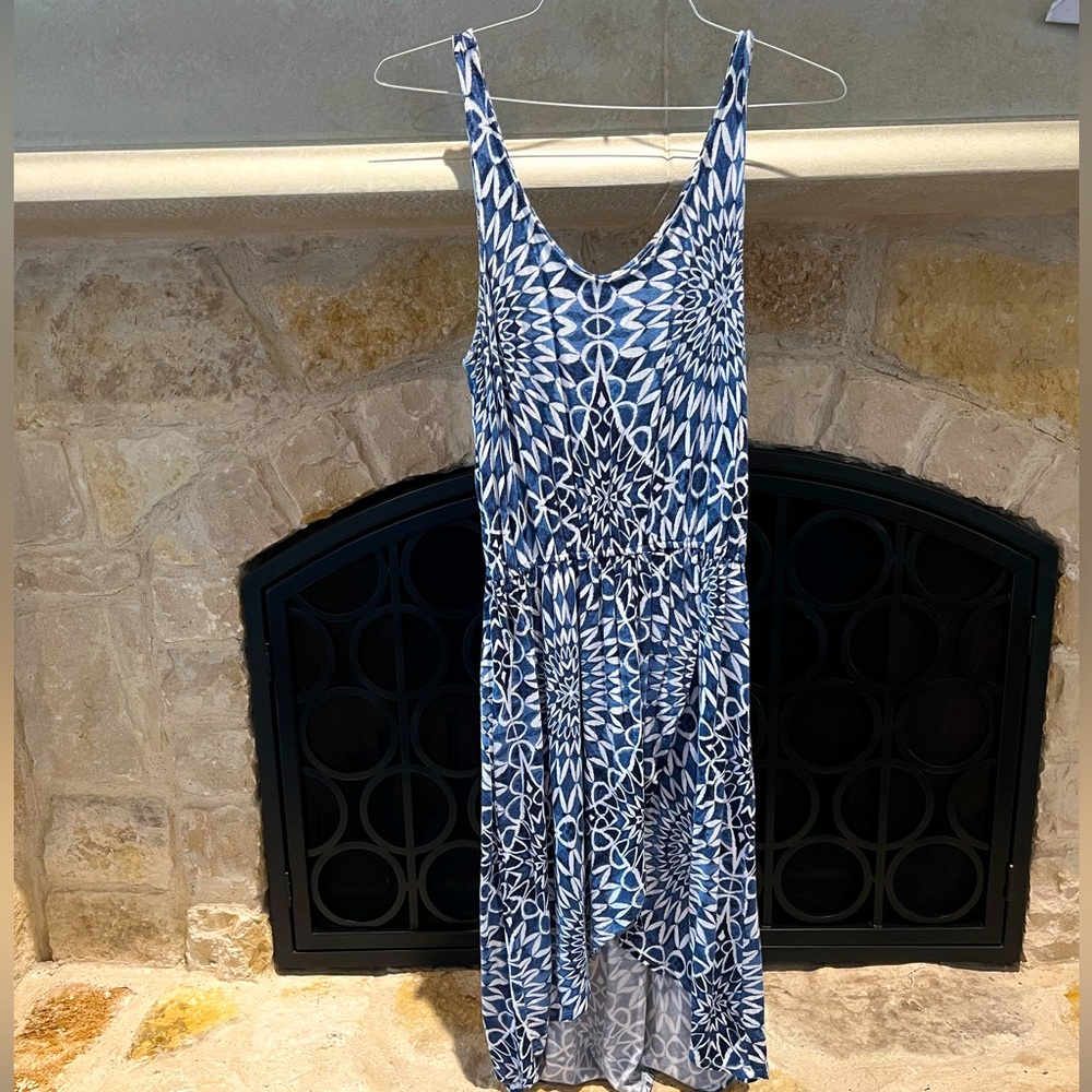 Gap Blue Floral Print Dress